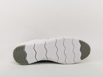 Tennis confort cuir souple blanc CAPRICE 23754 largeur G femme