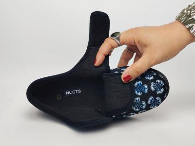 Chausson femme compensé à scratch confortable souple à pas cher NOCTIS beware