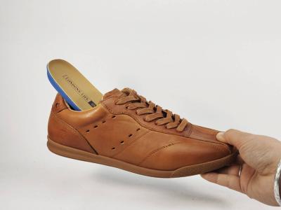 Chaussure habillée homme cuir souple camel chic confortable destockage LONDONS LIFE 163902 pas cher