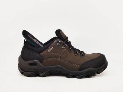 Chaussure randonnée travail homme cuir waterproof marron confort destockage IMAC 853868