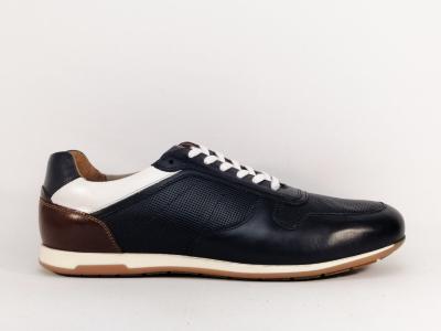 Basket grande pointure homme en cuir marine destockage JOSEF SEIBEL colby 01 ocean à pas cher 