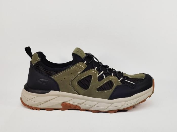 Basket homme grande taille confort destockage CAMEL ACTIVE 54CCA18 kaki noir