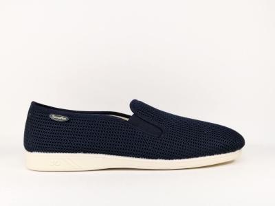 Chausson été toile marine grande pointure homme SEMELFLEX Ulysse 3