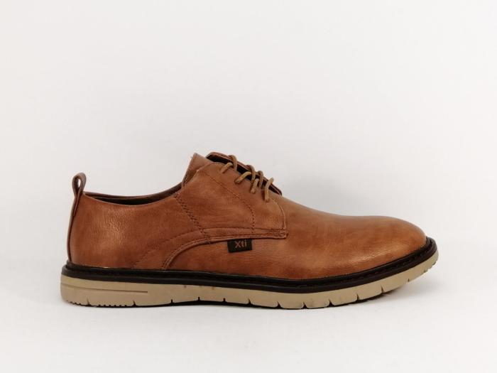 Chaussure homme habillé confortable et tendance camel à pas cher destockage XTi 49176