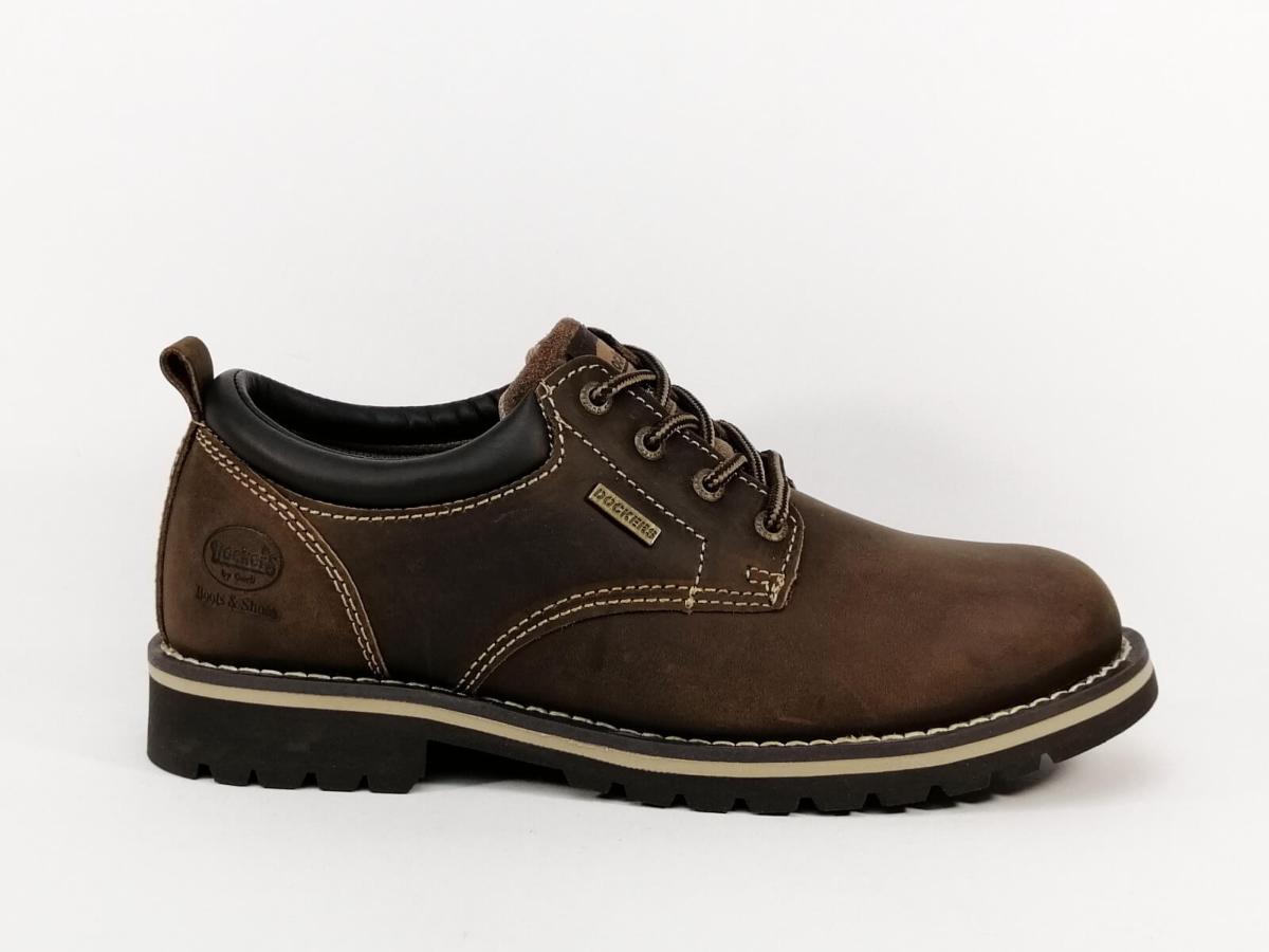 Chaussure Travail Homme DOCKERS Cuir I Pointure Plus