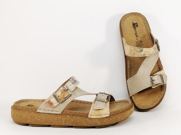 Mule femme confort chic semelle cuir MORAN'S afnor à pas cher