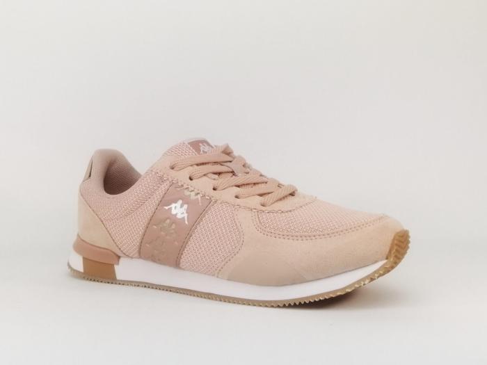 Basket tendance en toile rose KAPPA banda mohan pour femme