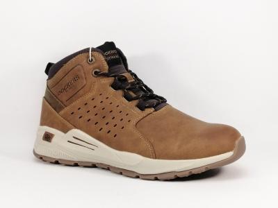 Boots montante homme cuir marron DOCKERS 45AV005 destockage  pas cher