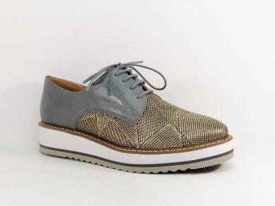 Derby femme cuir souple chic et original en destockage KARSTON orplou à pas cher