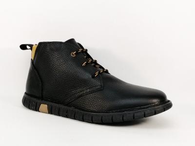 chaussures montantes homme a semelle crantee - les supaires jaune bottes et  boots homme