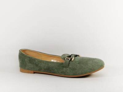 Mocassin femme grande pointure kaki chic et tendance  pas cher CINK ME DM265