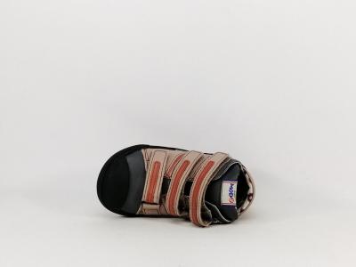 Basket montante ultra résistante en cuir à velcro destockage MOD8 kenny garçon bébé