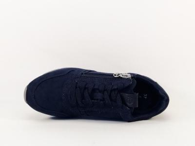 Basket femme destockage TAMARIS 23613 végane marine chic et confortable