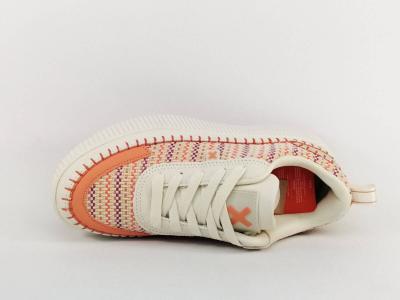 Baskets colorées femme originales destockage XTi 143591 corail confortable à pas cher