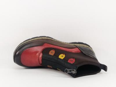 Bottine femme zip devant RIEKER N3277 originale confortable et tendance