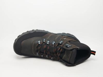 Chaussure randonnée homme montante cuir marron waterproof à pas cher destockage IMAC 653388 confortable
