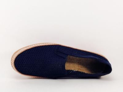 Chaussure homme sans lacet toile marine SOCA 0011 à pas cher