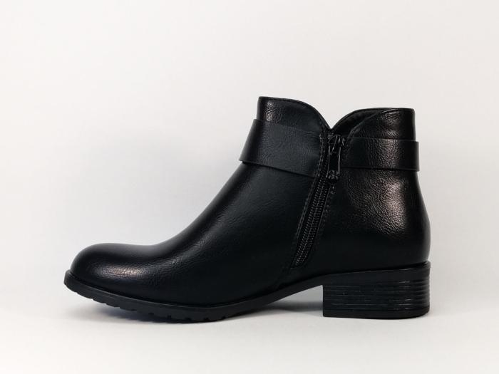 bottines cuir soldes