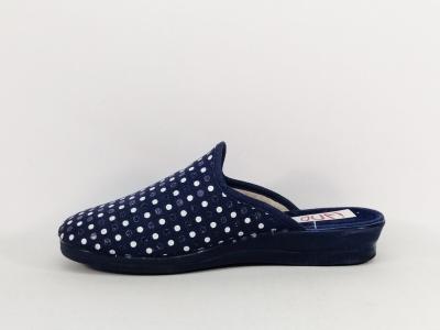 Chausson été femme mule toile jean à talon pieds sensibles à pas cher OUF verak