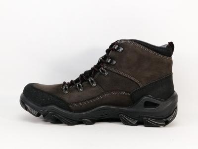 Chaussure randonnée montante cuir marron waterproof destockage IMAC 254008 homme