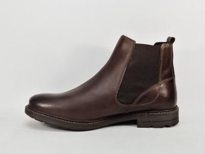 Chelsea boot homme cuir marron confortable chic destockage MORAN'S tubay