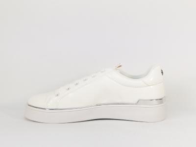 Sneakers blanche femme tendance destockage ENRICO COVERI lorenza à pas cher