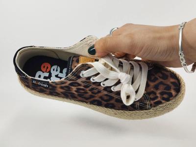 Basket léopard femme tendance et confortable en destockage REFRESH 173149