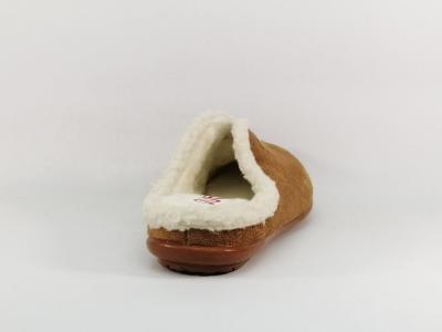 Chausson mule fourrée camel femme CHIC & RELAX OUF! titoun tortosa