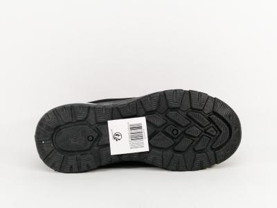 Chaussure sans lacets homme en toile noire à pas cher COMPLICES foxit souple