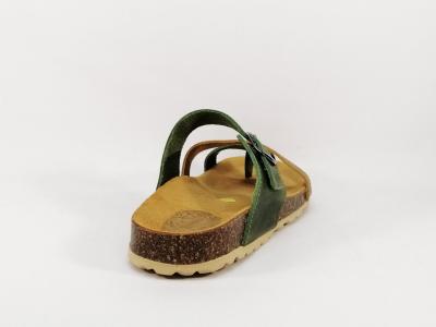 Mule tout cuir vert ARTPELLE 16034 fabriquée en Espagne pour femme