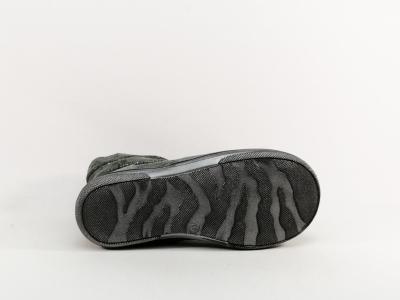 Botte fille cuir souple destockage BELLAMY nievre à pas cher confortable gris