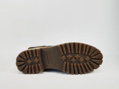 Bottine chelsea femme TAMARIS 25427 cuir nubuck marron chic confortable et tendance