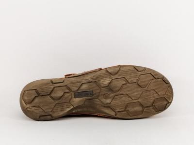Chaussure femme grande taille confortable cuir orange destockage JOSEF SEIBEL fergey 51