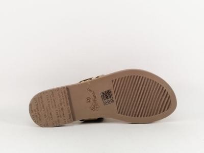 Mule leopard femme chic cuir destockage TROPEZIENNES declic à pas cher