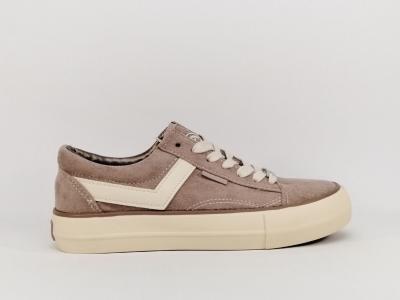 Tennis tendance et confort destockage REFRESH 72432 taupe femme