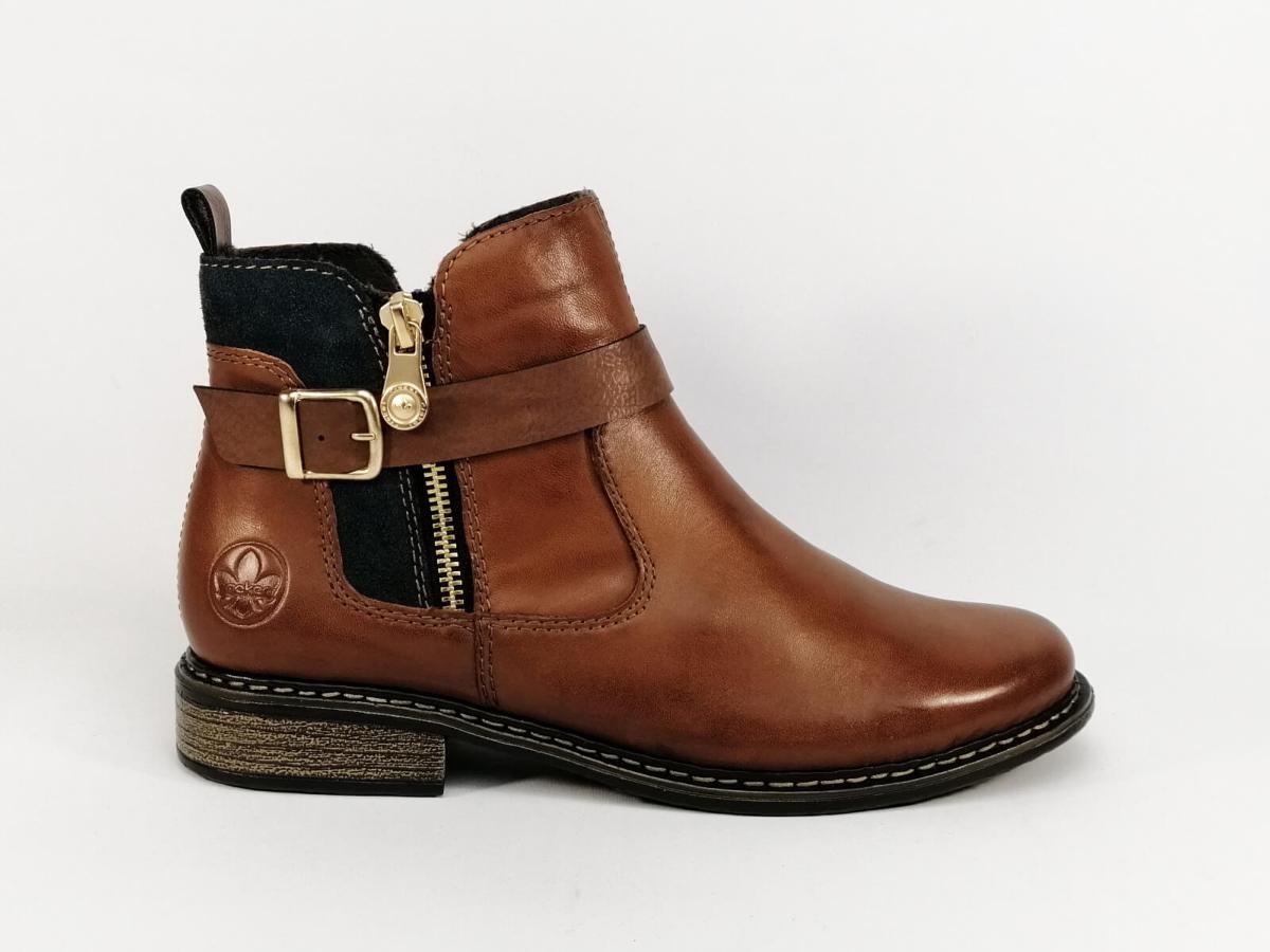 bottes fourrées femme rieker