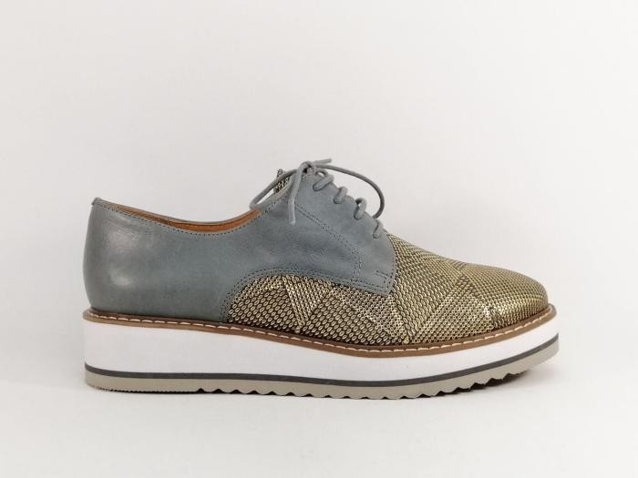 Derby femme cuir souple chic et original en destockage KARSTON orplou à pas cher