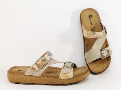 Mule femme confort chic semelle cuir MORAN'S afnor  pas cher