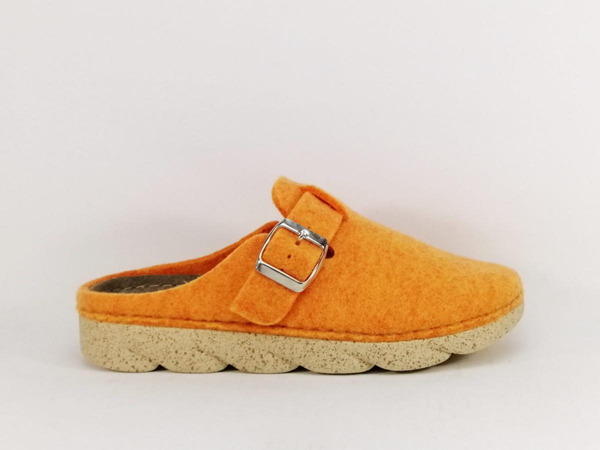 Sabot Femme Feutre Recycle Orange I Pointure Plus