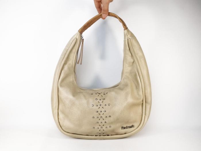 Sac épaule femme tendance beige en destockage REFRESH 183357 à pas cher