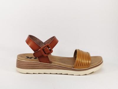 Sandale camel confortable destockage XTi 49846 pour femme
