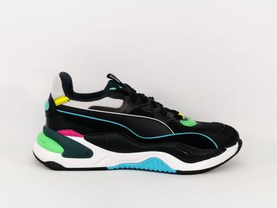 Sneakers noire destockage PUMA 373309 confortable à pas cher femme