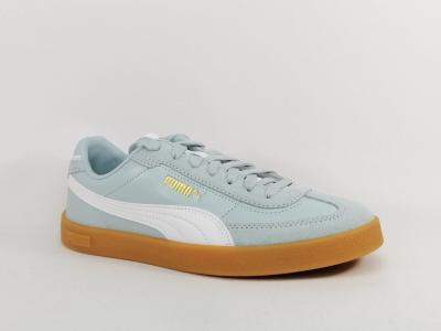 Basket femme PUMA club II Era bleu ciel tendance confort souple en destockage  pas cher