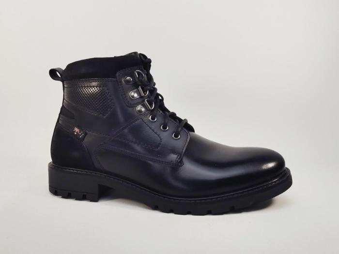 Bottine homme cuir noir chic et confortable destockage ROADSIGN grima tendance