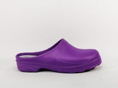 Sabot de jardin femme leger et confortable en EVA violet destockage BAUDOU harper à pas cher