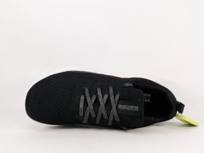 Basket confortable SKECHERS 54845 destockage mixte noir à pas cher