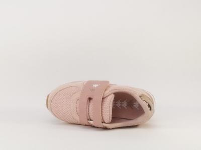 Basket rose tendance à velcro KAPPA banda mohan pour fille bébé