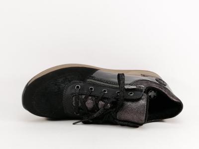 Chaussure femme pied large confortable souple RIEKER N1407 grande taille