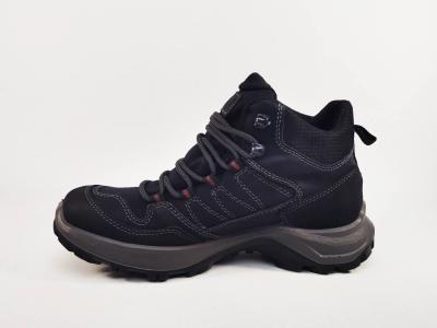 Chaussure randonnée femme montante noire imperméable en destockage IMAC 858908 confort à pas cher