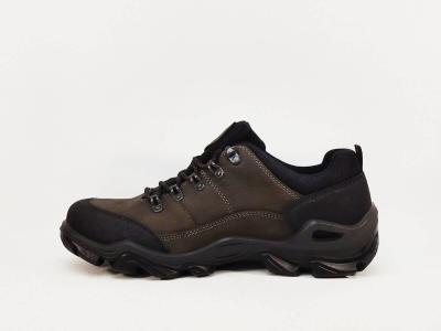 Chaussure randonnée travail homme cuir waterproof marron confort destockage IMAC 853868